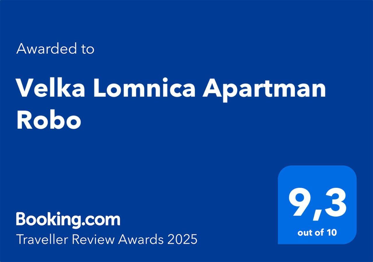 Velka Lomnica Apartman Robo 外观 照片